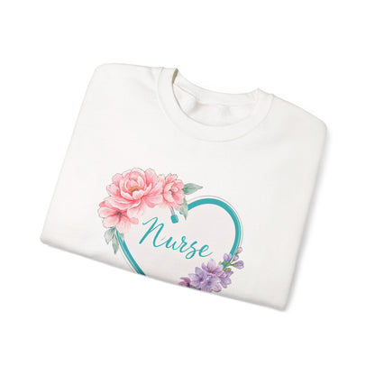 Nurse Life Sweatshirt, Floral Nurse Crewneck, RN Gift