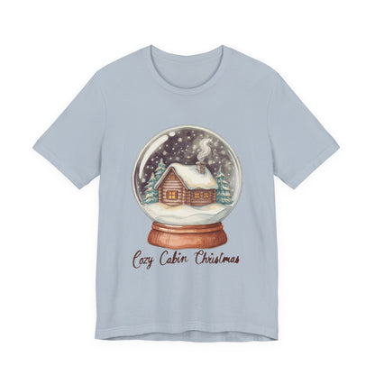 Cozy Cabin Christmas Snow Globe Shirt, Cozy Cabin Christmas Snow Globe T-Shirt