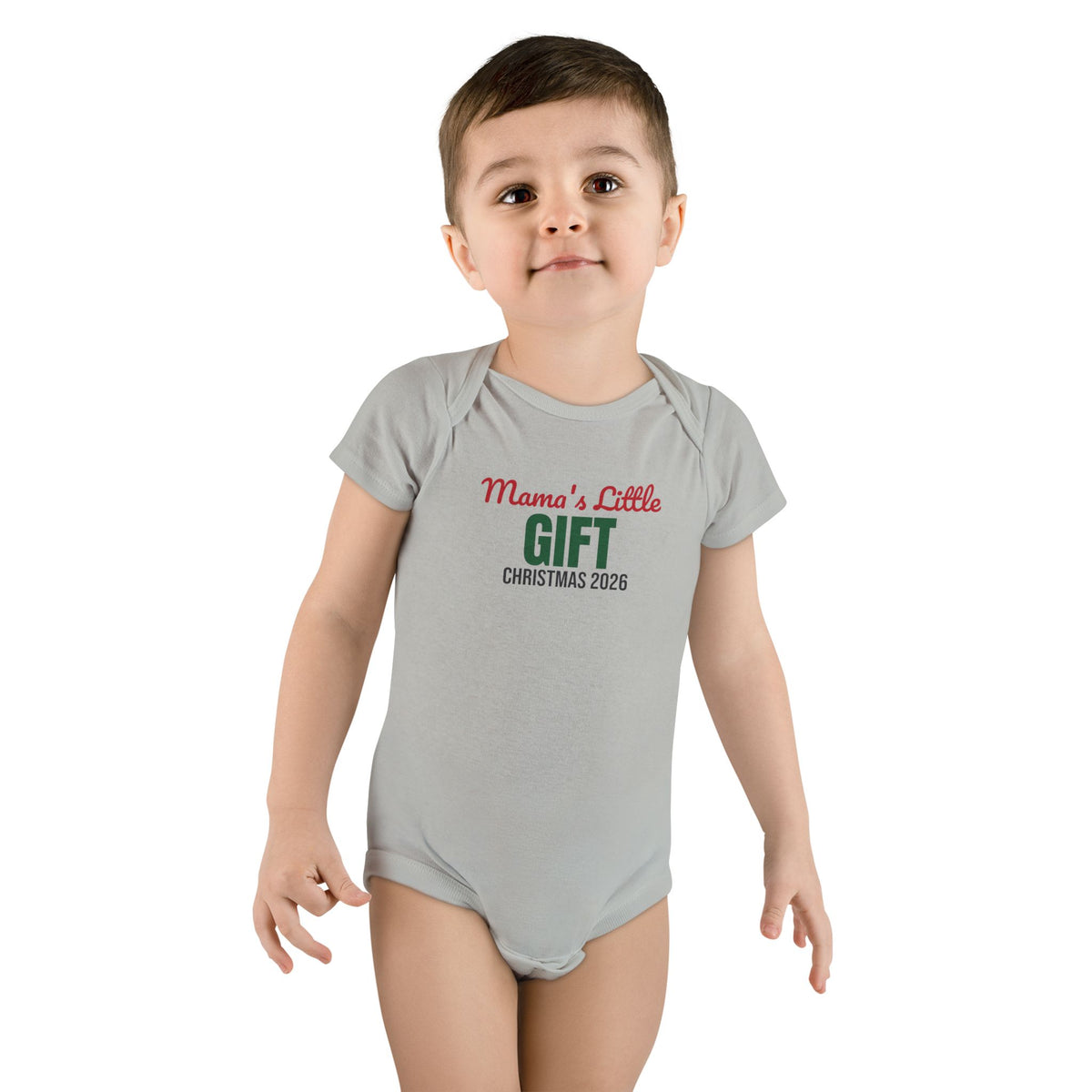 Mama's Little Gift Christmas 2026 Baby Bodysuit