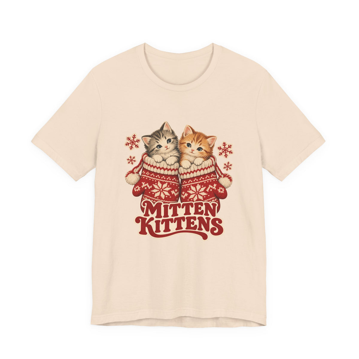 Mitten Kittens Cute Winter Cats Shirt, Winter Kittens T-Shirt, Winter Kittens Gift