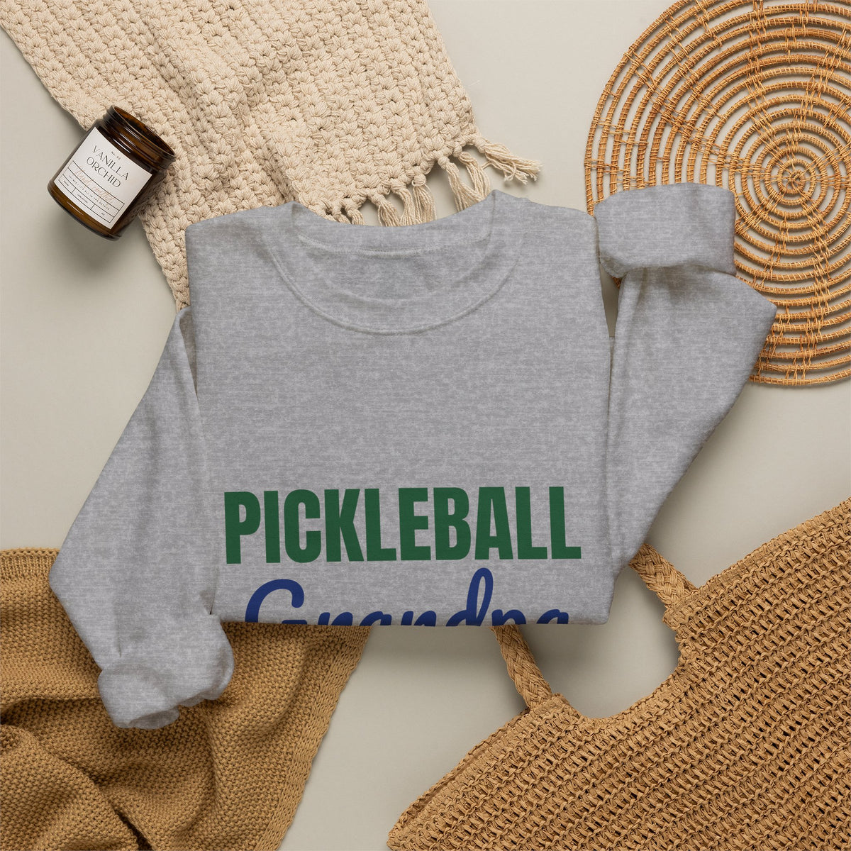 Pickleball Grandpa Dink Responsibly Sweatshirt, Pickleball Grandpa Crewneck