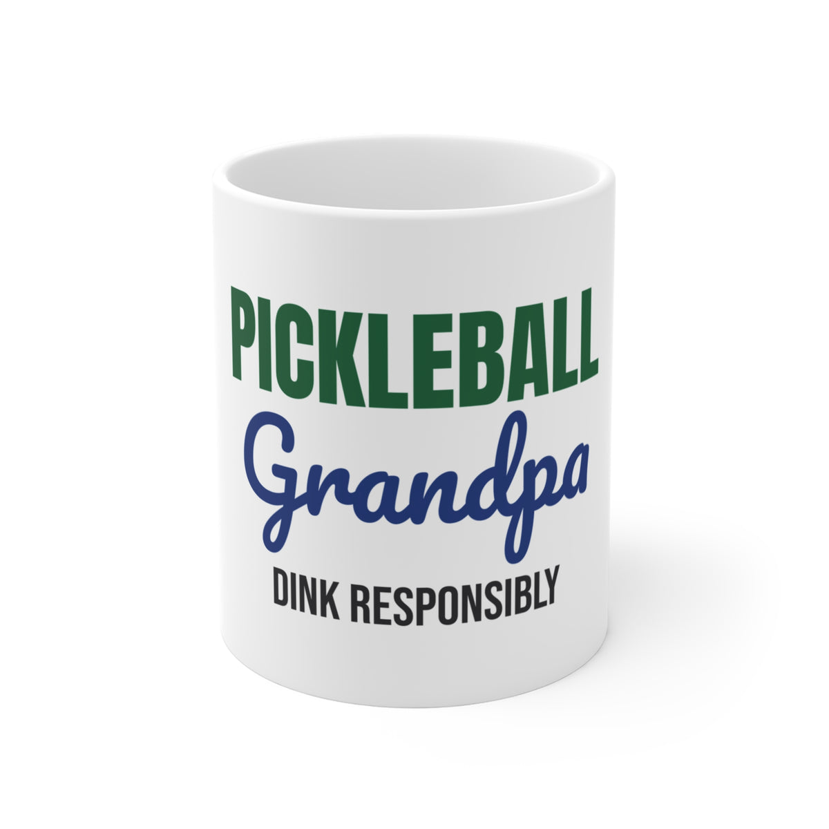 Pickleball Grandpa Dink Responsibly Mug