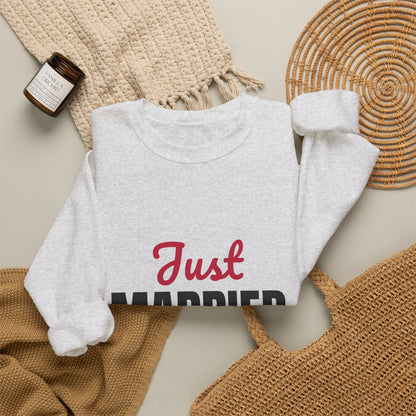 Just Married 2026 Sweatshirt, Honeymoon Crewneck, Newlywed Gift