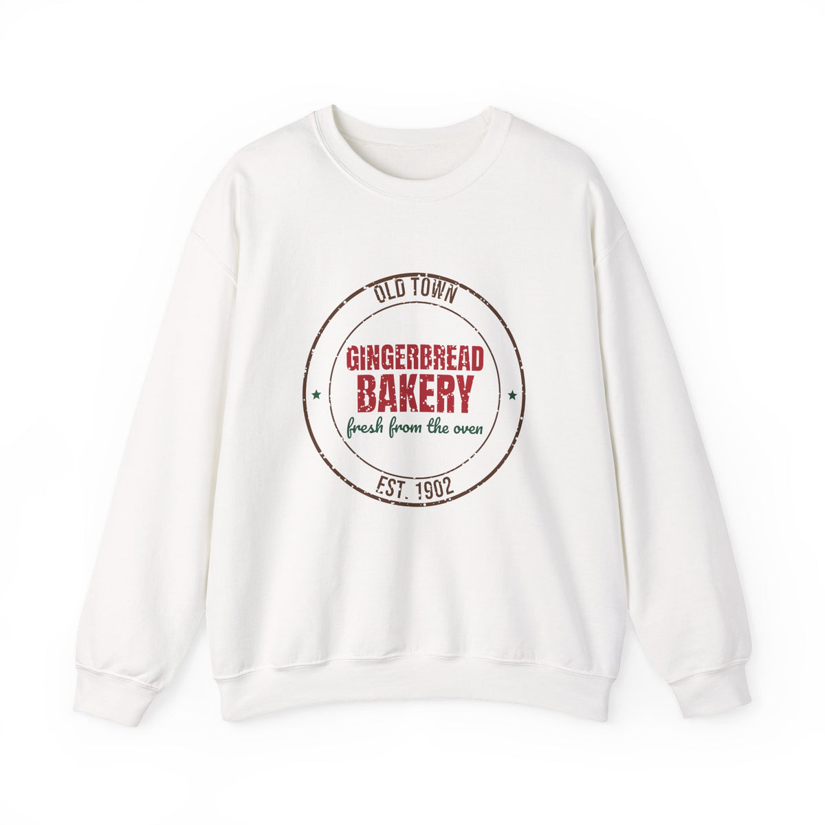 Old Town Gingerbread Bakery Est. 1902 Sweatshirt, Vintage Christmas Crewneck Sweatshirt