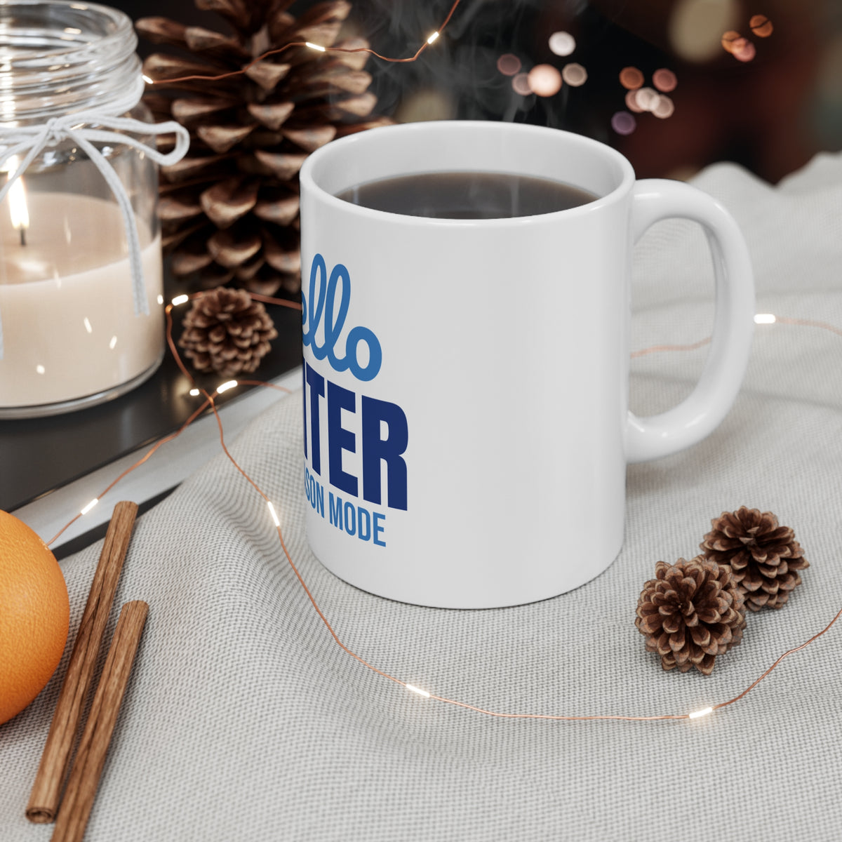 Hello Winter Cozy Season Mode Mug