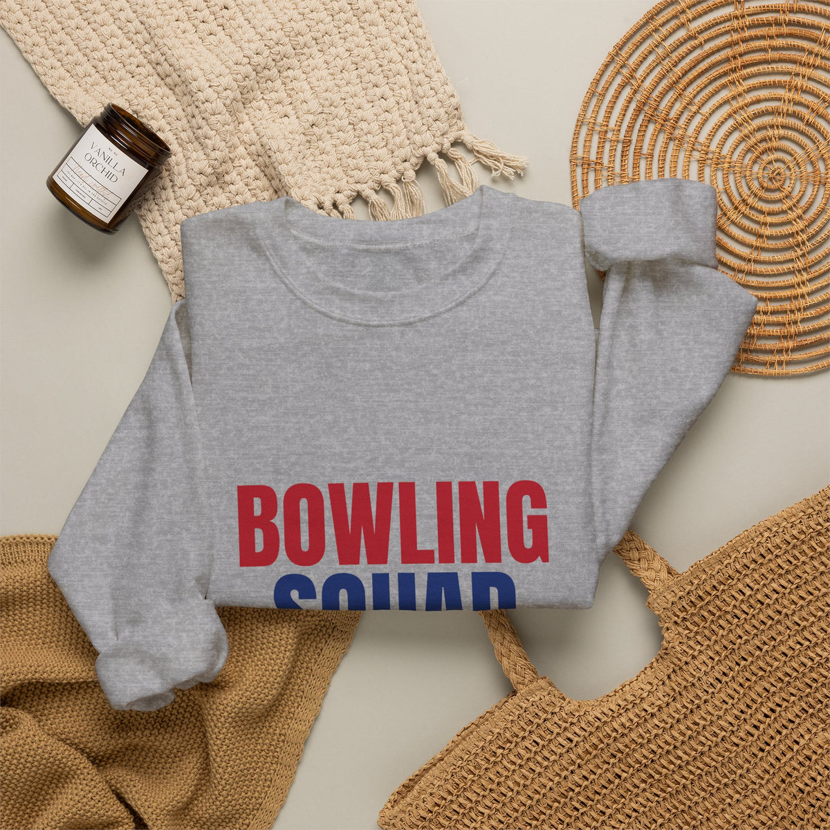 Bowling Squad Here for the Strikes and Snacks Sweatshirt, Bowling Squad Crewneck Sweatshirt