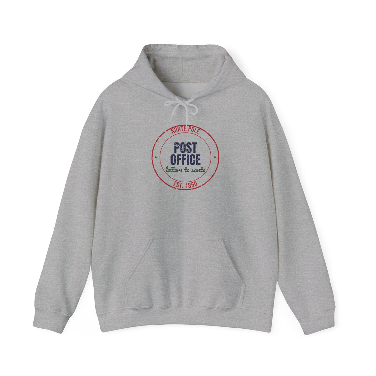 North Pole Post Office Letters to Santa Est. 1850 Hoodie, Vintage Christmas Hoodie