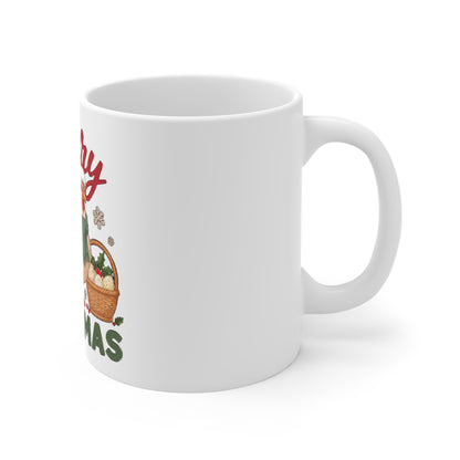 Merry Cluckmas Mug, Chicken Christmas Coffee Mug 11oz