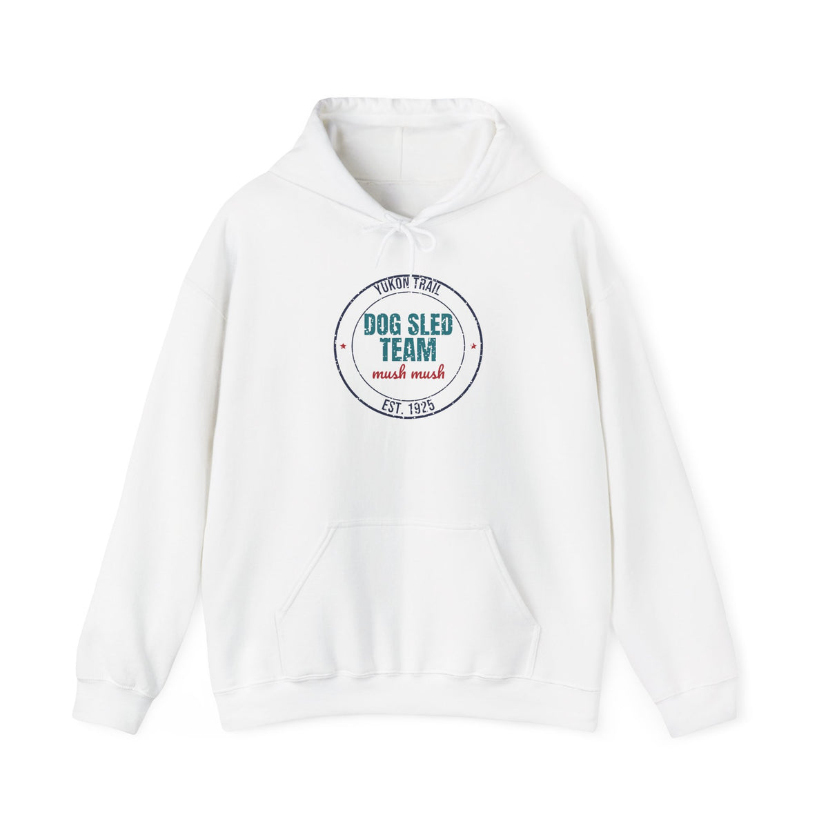 Yukon Trail Dog Sled Team Est. 1925 Hoodie, Vintage Winter Hoodie