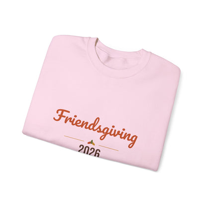Friendsgiving 2026 Sweatshirt, Thanksgiving Crewneck, Matching Friends Fall Tee