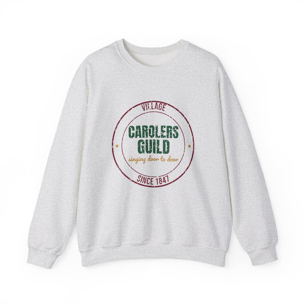 Village Carolers Guild Since 1847 Sweatshirt, Vintage Christmas Crewneck Sweatshirt