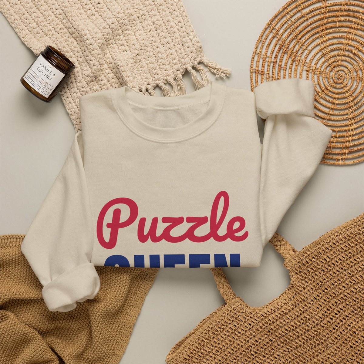 Puzzle Queen One More Piece Sweatshirt, Puzzle Queen Crewneck Sweatshirt