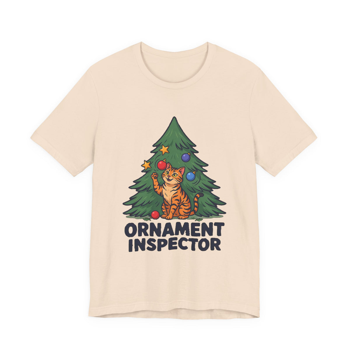 Ornament Inspector Christmas Cat Shirt, Ornament Inspector Christmas Cat T-Shirt