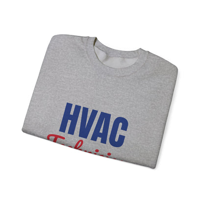 HVAC Technician Keeping You Cool and Cozy Sweatshirt, HVAC Tech Crewneck Sweatshirt