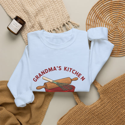 Grandma's Kitchen Love Served Daily Sweatshirt, Grandma Baking Crewneck, Gift for Grandma