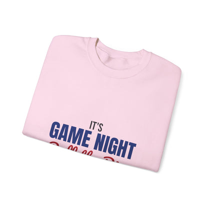 It's Game Night Roll the Dice Sweatshirt, Game Night Crewneck Sweatshirt
