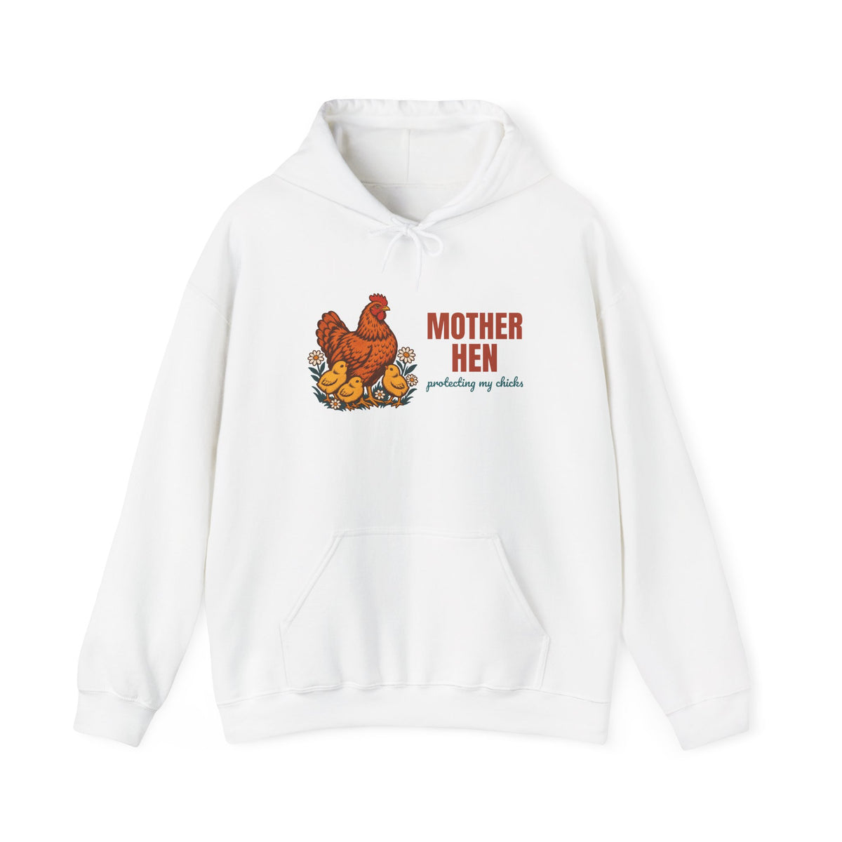 Mother Hen Protecting My Chicks Hoodie, Vintage Mother Hen Hoodie