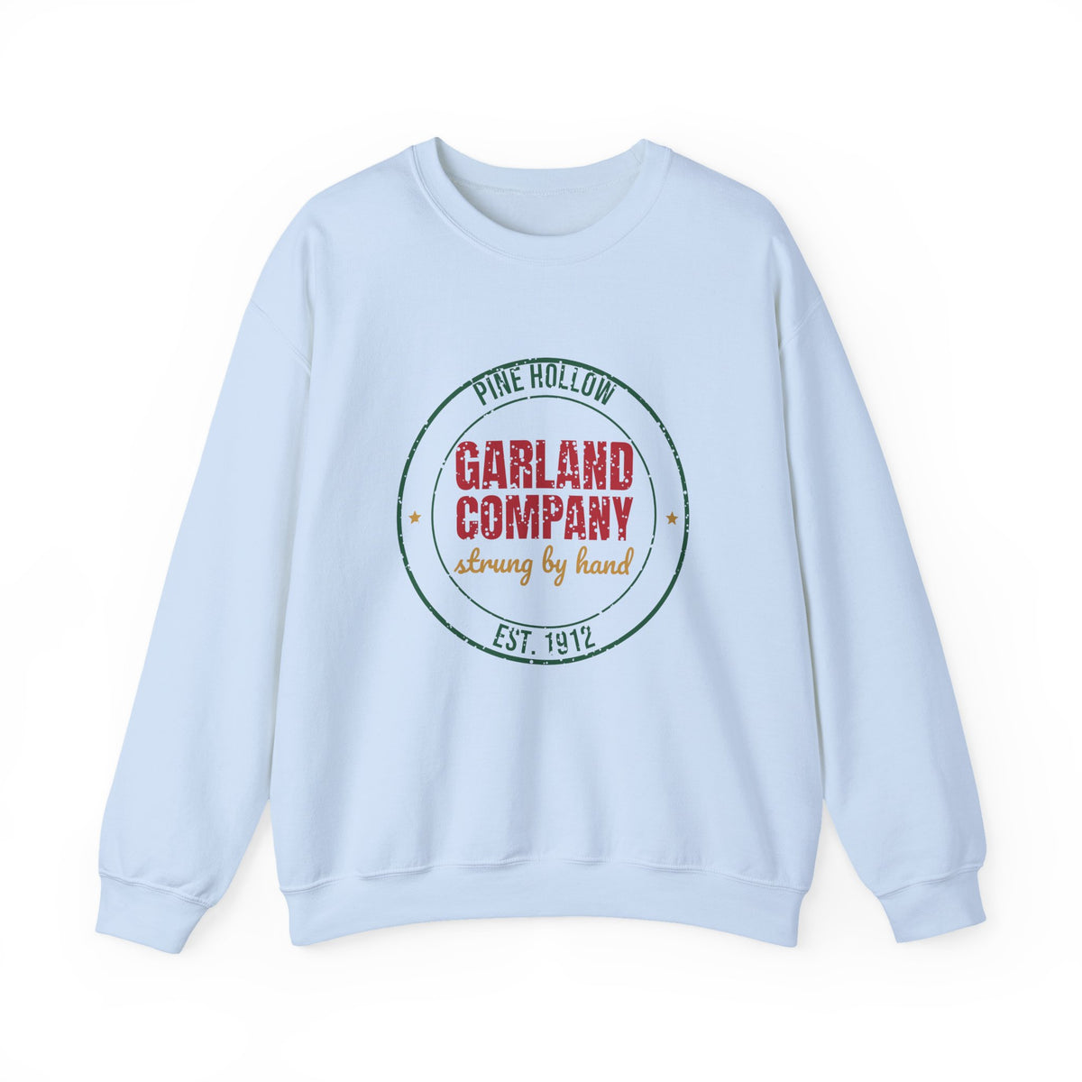 Pine Hollow Garland Company Est. 1912 Sweatshirt, Vintage Christmas Crewneck Sweatshirt