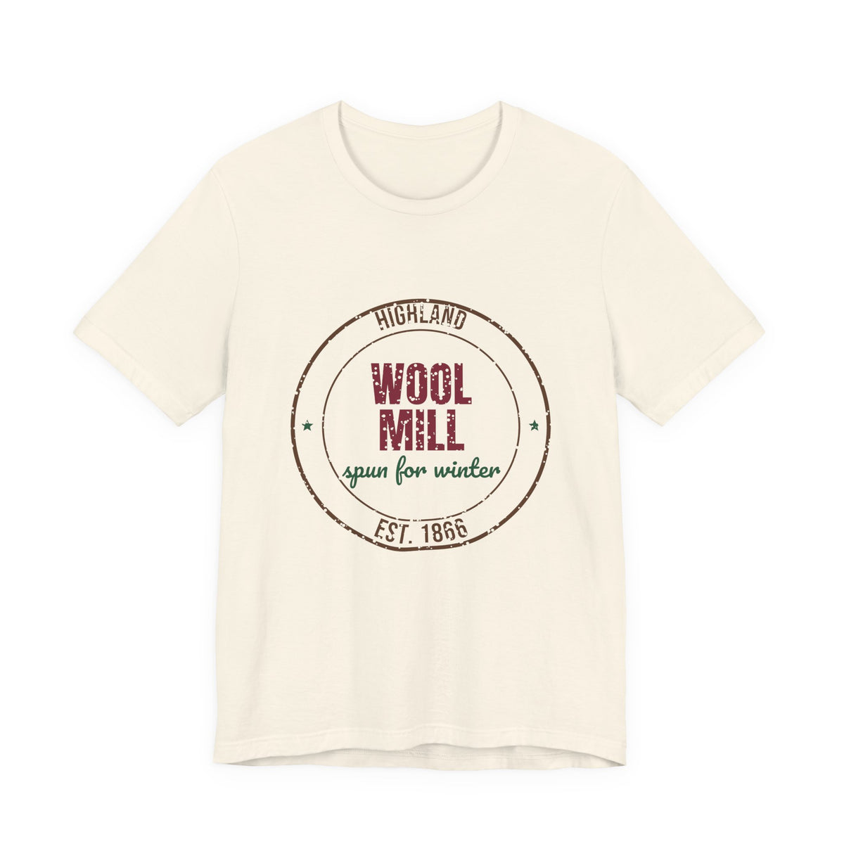 Highland Wool Mill Est. 1866 Shirt, Vintage Winter T-Shirt, Vintage Winter Gift