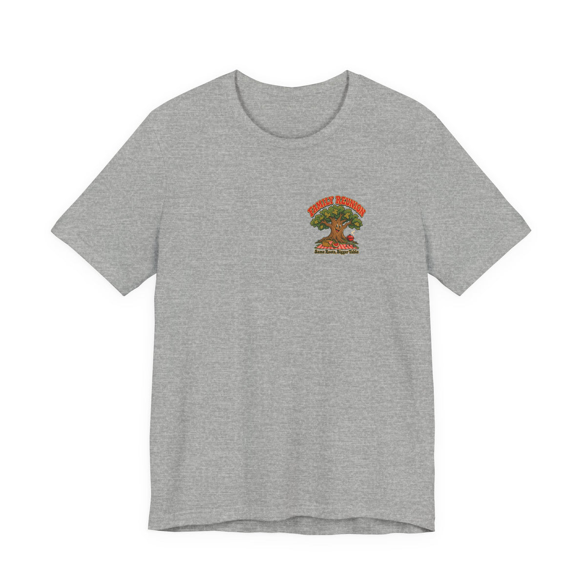 Family Reunion Same Roots Bigger Table Shirt, Front and Back Family Reunion T-Shirt, Matching Family Shirt