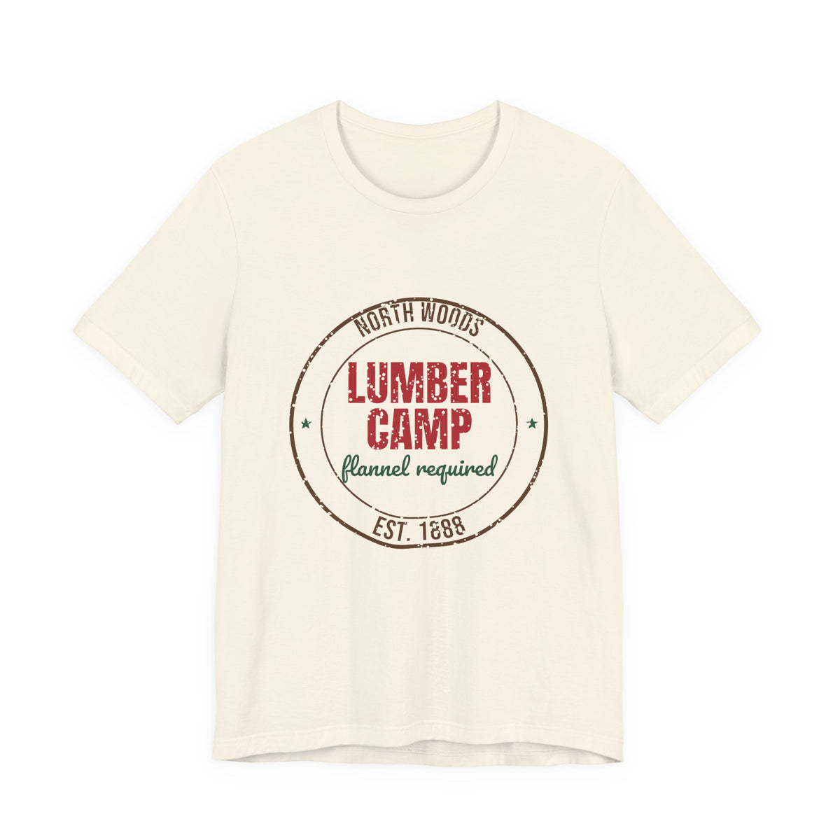 North Woods Lumber Camp Est. 1888 Shirt, Vintage Lumberjack T-Shirt, Vintage Lumberjack Gift