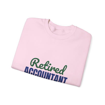 Retired Accountant Sweatshirt, Accountant Retirement Crewneck