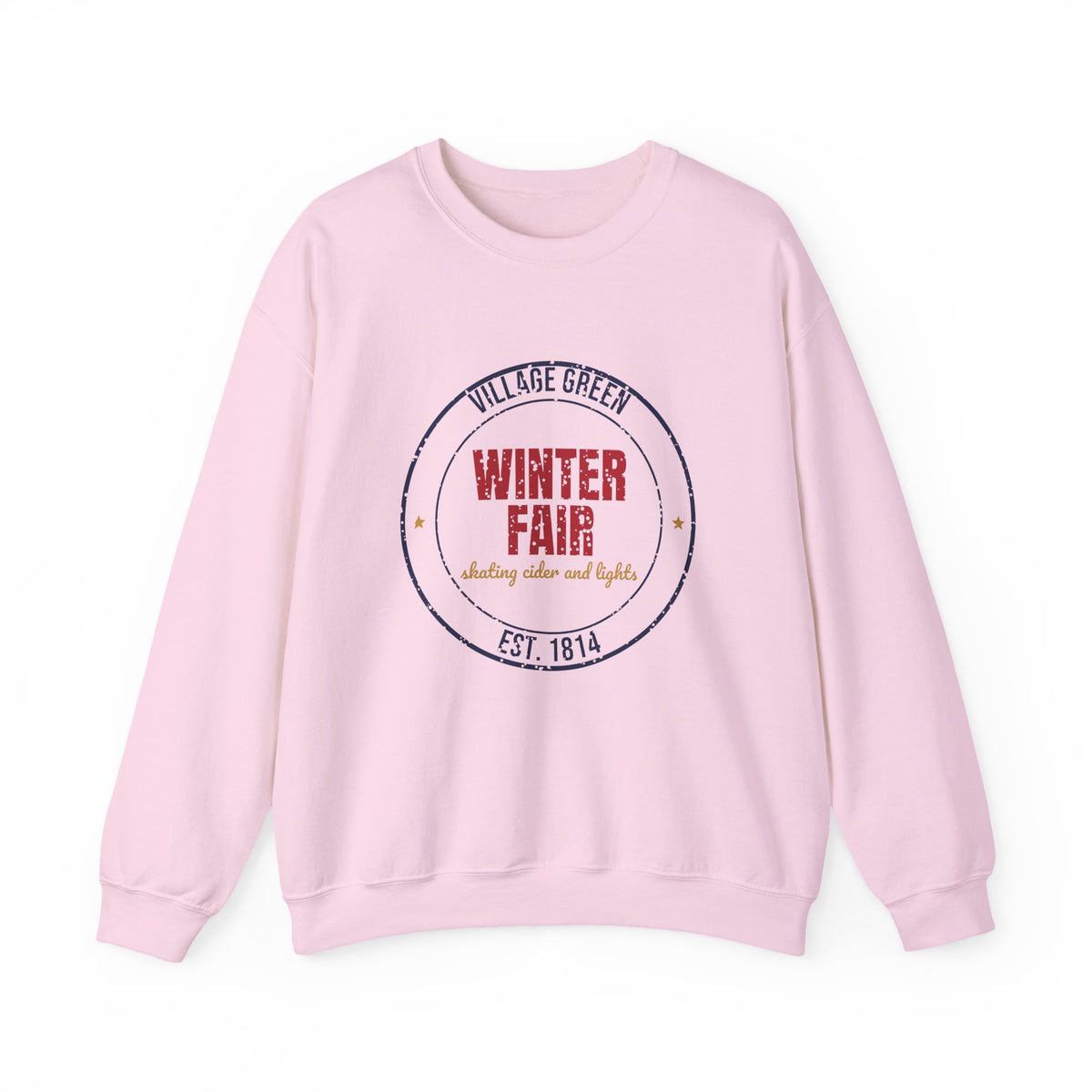 Village Green Winter Fair Est. 1814 Sweatshirt, Vintage Winter Crewneck Sweatshirt