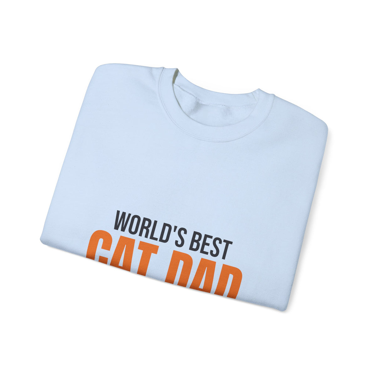 World's Best Cat Dad Sweatshirt, Cat Dad Crewneck