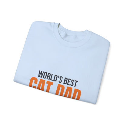 World's Best Cat Dad Sweatshirt, Cat Dad Crewneck