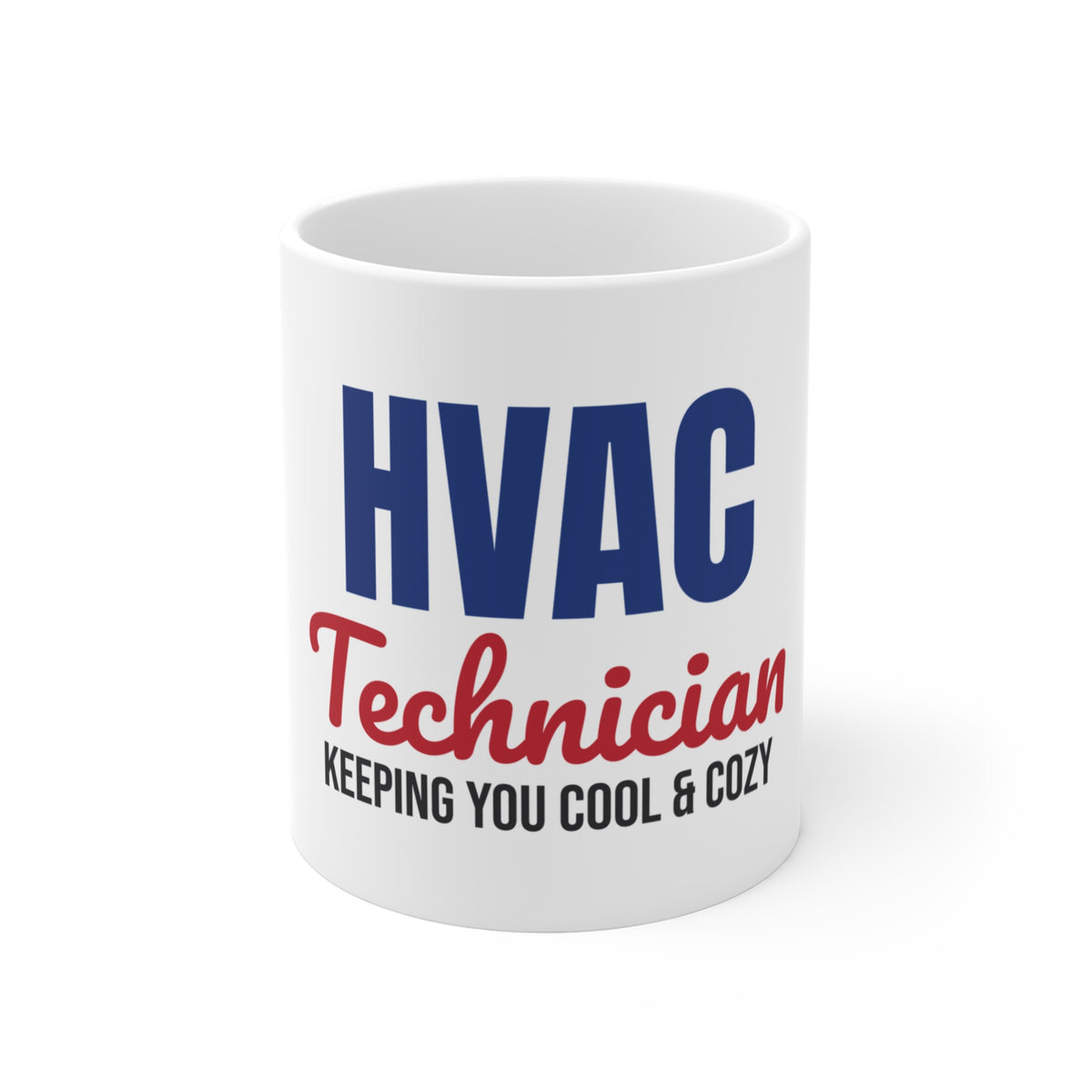 HVAC Technician Keeping You Cool and Cozy Mug