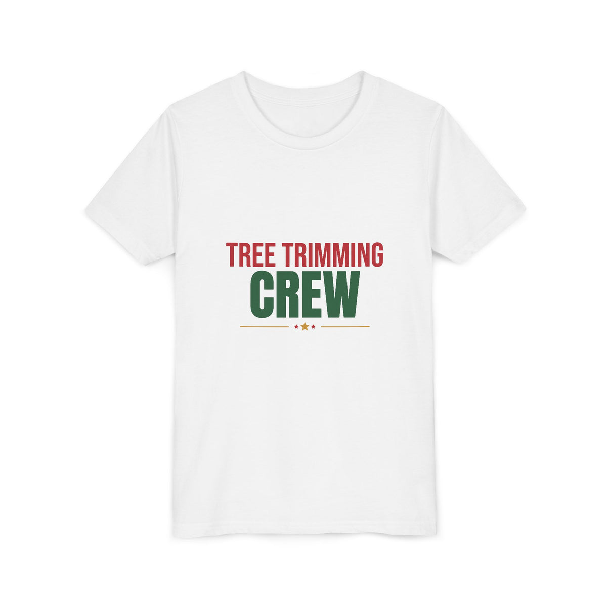 Tree Trimming Crew Kids Shirt, Kids Christmas Tree T-Shirt