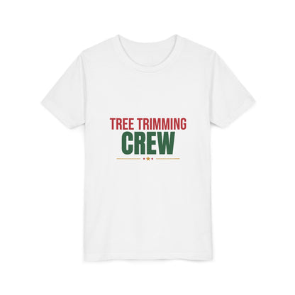 Tree Trimming Crew Kids Shirt, Kids Christmas Tree T-Shirt