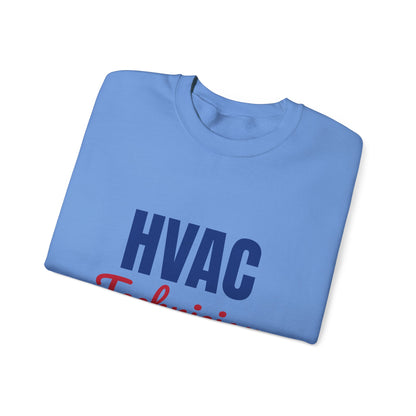 HVAC Technician Keeping You Cool and Cozy Sweatshirt, HVAC Tech Crewneck Sweatshirt