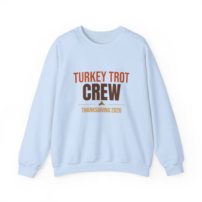 Turkey Trot Crew 2026 Sweatshirt, Thanksgiving Crewneck, Matching Thanksgiving Run Tee