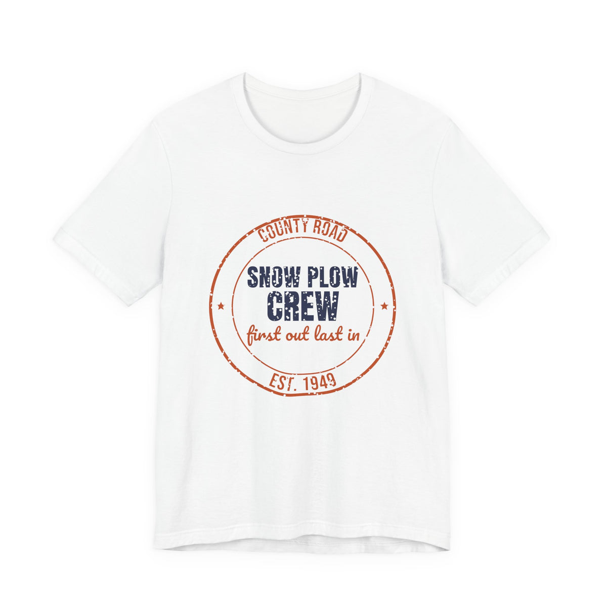County Road Snow Plow Crew Est. 1949 Shirt, Vintage Winter T-Shirt, Vintage Winter Gift