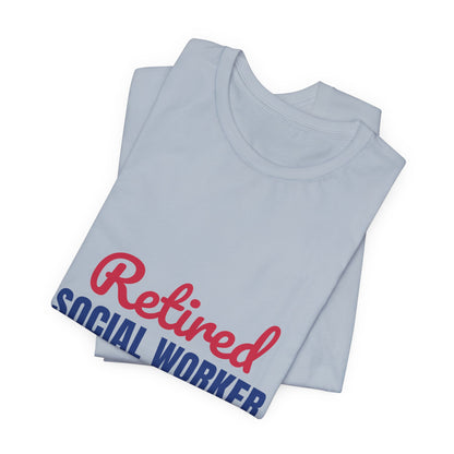 Retired Social Worker Case Closed Shirt, Social Worker Retirement T-Shirt, Retired Social Worker Gift