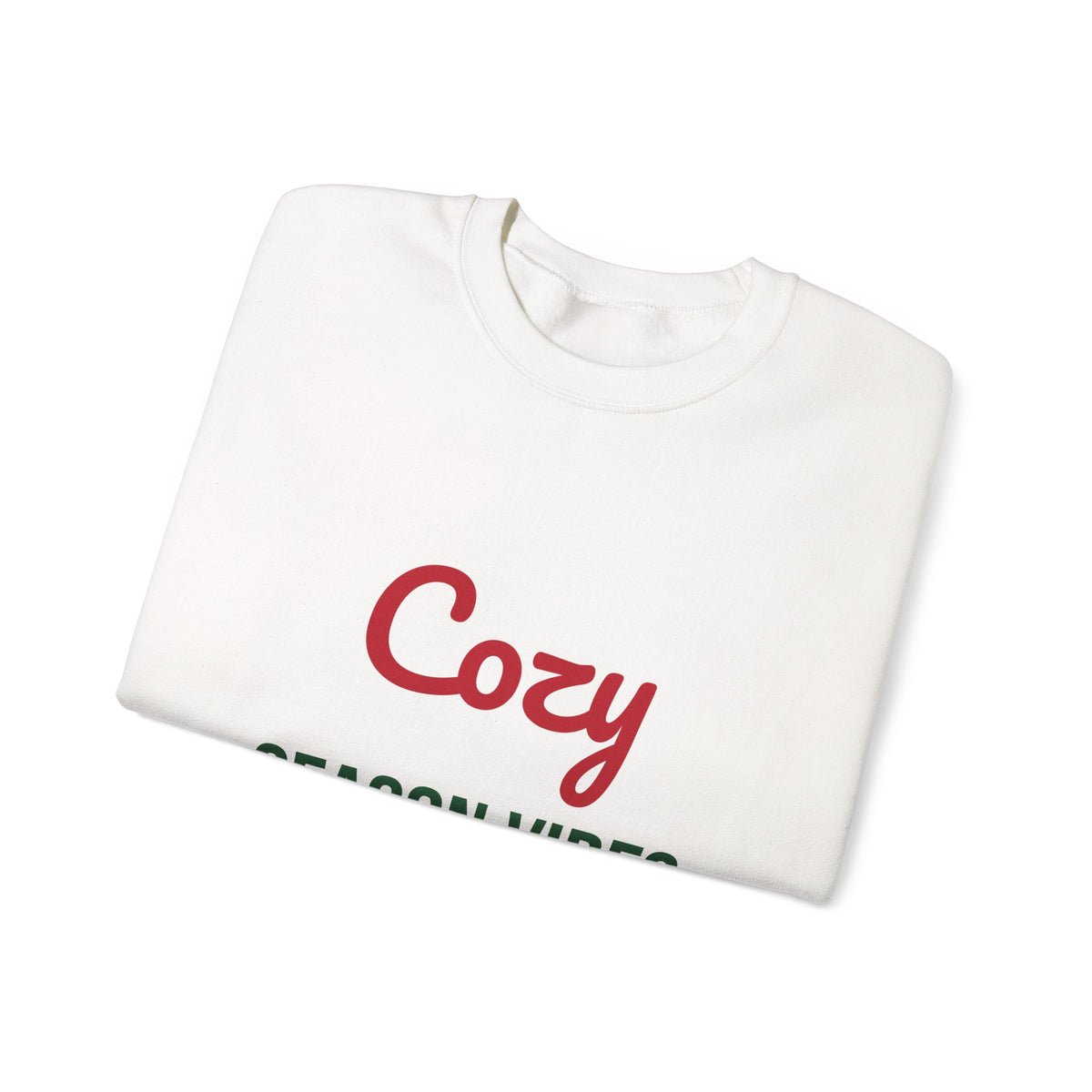 Cozy Season Vibes Sweatshirt, Winter Crewneck, Cozy Holiday Sweater