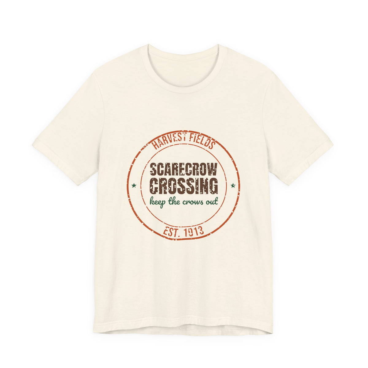 Harvest Fields Scarecrow Crossing Est. 1913 Shirt, Vintage Fall T-Shirt, Vintage Fall Gift