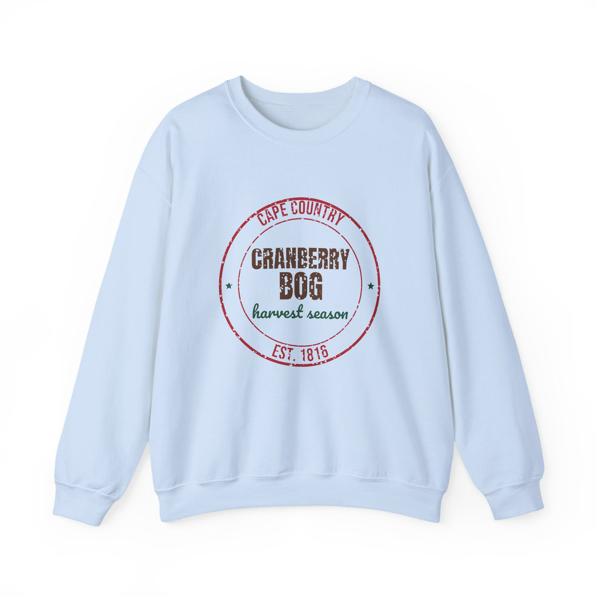 Cape Country Cranberry Bog Est. 1816 Sweatshirt, Vintage Thanksgiving Crewneck Sweatshirt