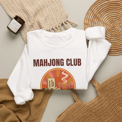 Mahjong Club Est. Friday Nights Retro Sweatshirt