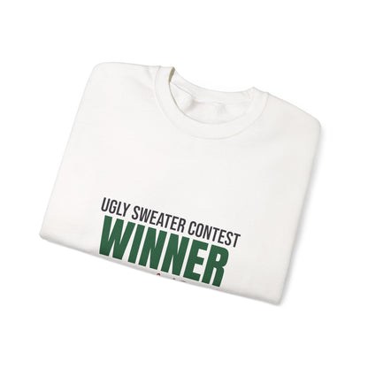 Ugly Sweater Contest Winner Sweatshirt, Ugly Sweater Contest Winner Crewneck Sweatshirt