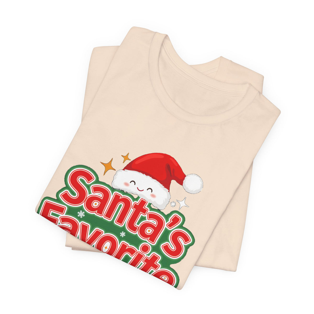 Santa's Favorite Shirt, Funny Christmas T-Shirt, Nice List Tee