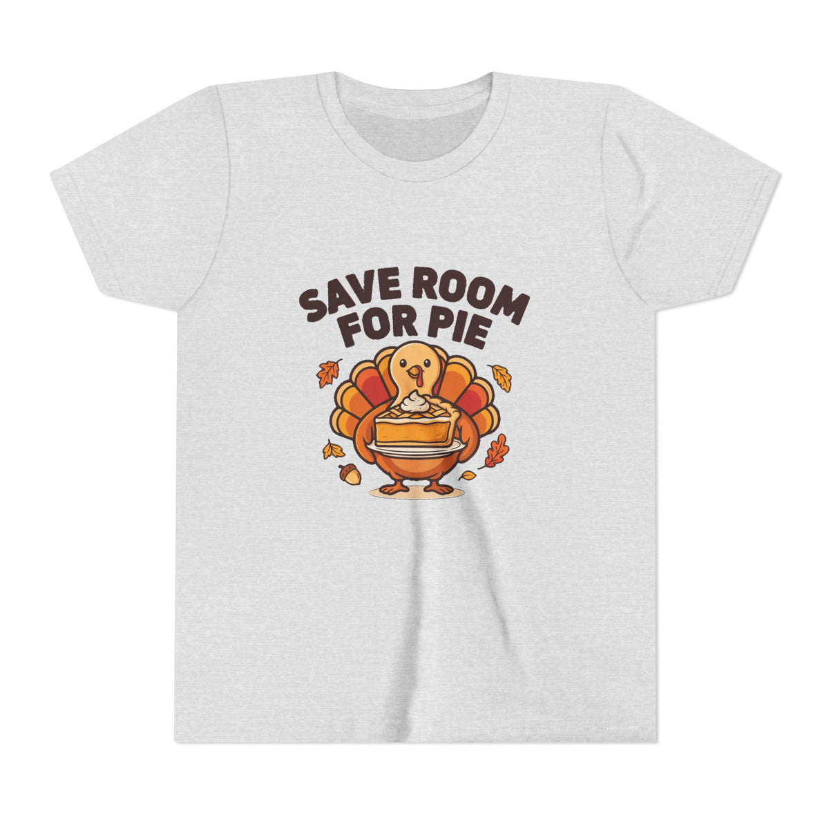 Save Room for Pie Thanksgiving Turkey Kids Shirt, Kids Save Room for Pie Thanksgiving Tee