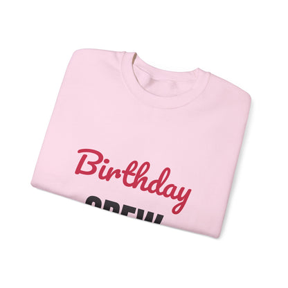 Birthday Crew Sweatshirt, Matching Birthday Party Crewneck