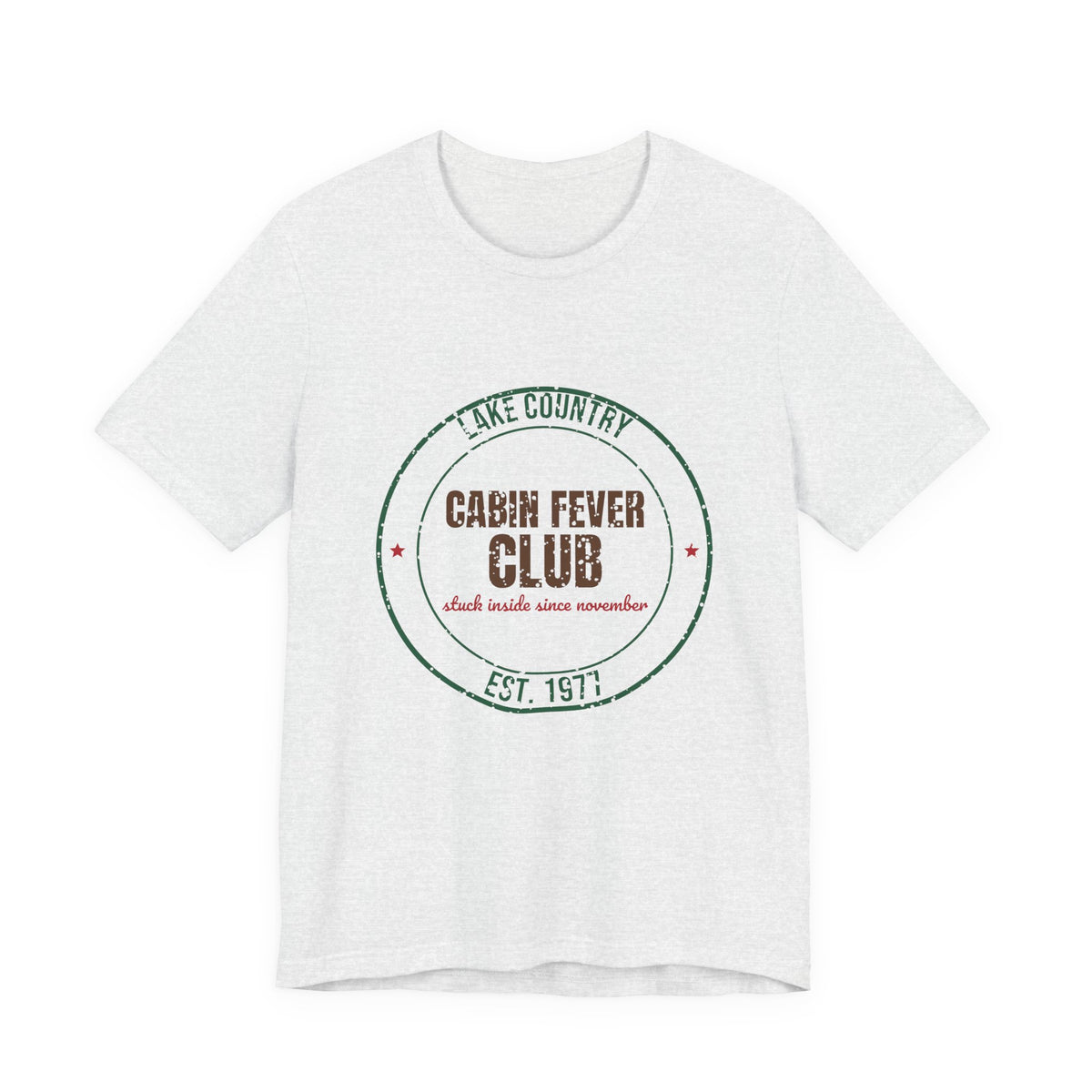 Lake Country Cabin Fever Club Est. 1977 Shirt, Vintage Winter T-Shirt, Vintage Winter Gift