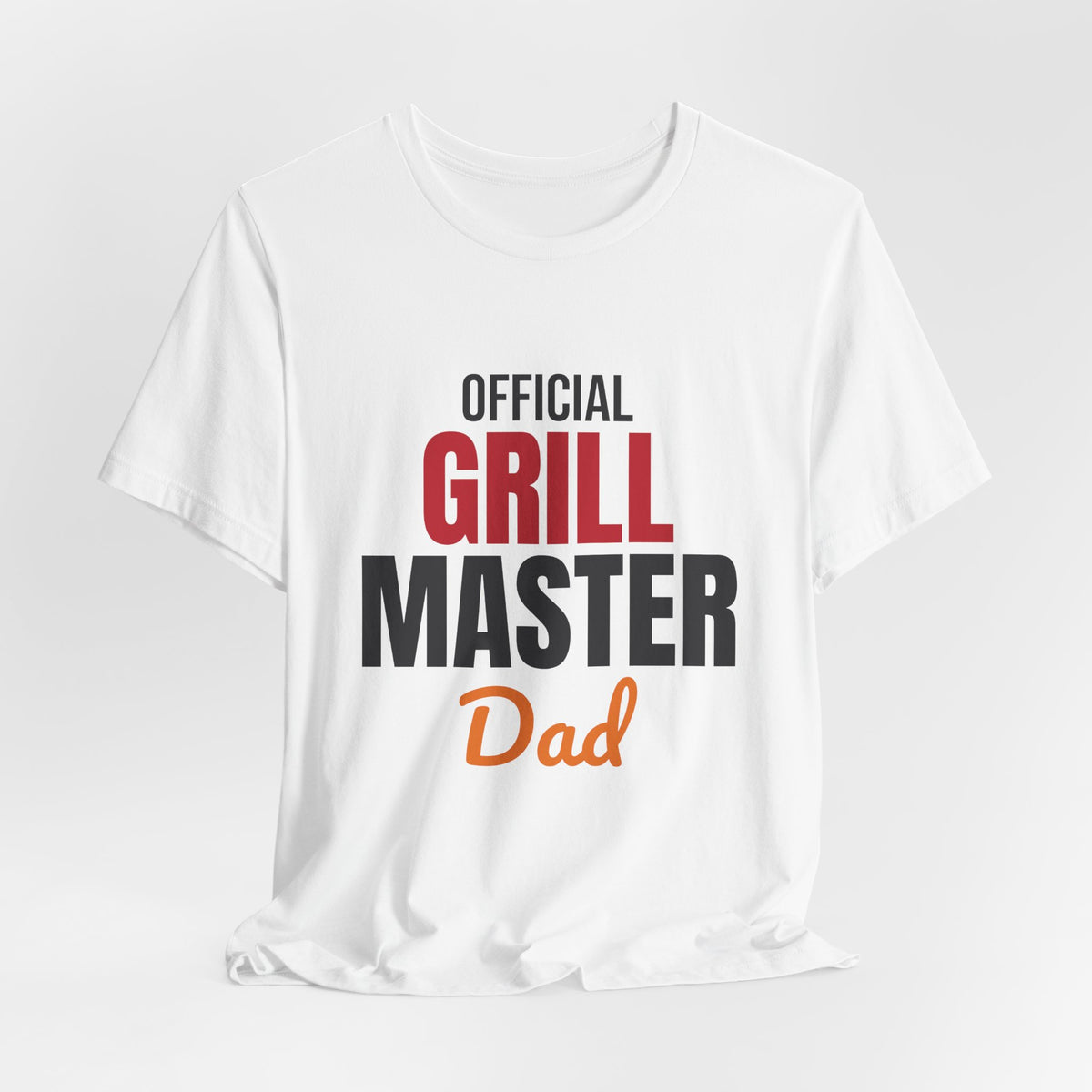 Official Grill Master Dad Shirt, BBQ Dad T-Shirt, Grilling Gift for Dad