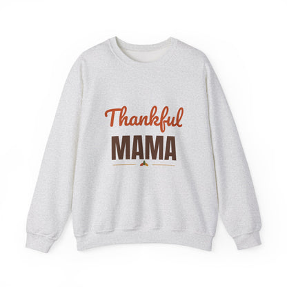 Thankful Mama Sweatshirt, Mom Thanksgiving Crewneck, Fall Sweatshirt
