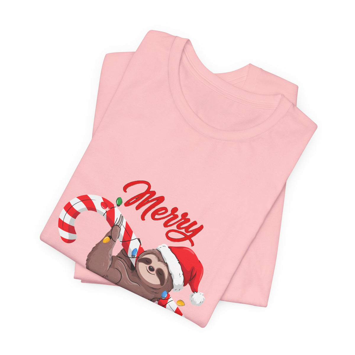 Merry Slothmas Shirt, Funny Sloth Christmas T-Shirt, Lazy Holiday Tee