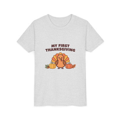 My First Thanksgiving Kids Shirt, Kids Thanksgiving Shirt, Youth Tee