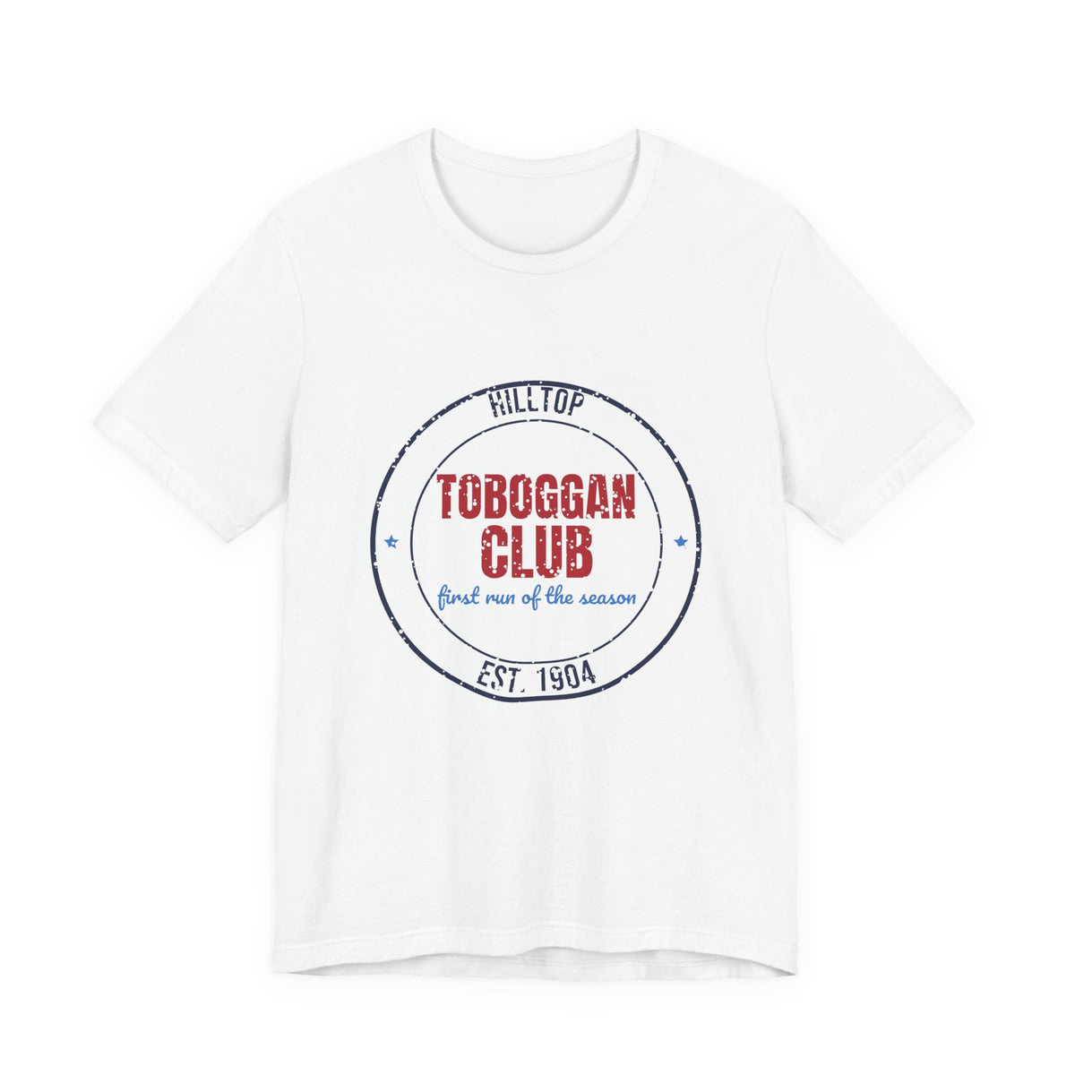 Hilltop Toboggan Club Est. 1904 Shirt, Vintage Winter T-Shirt, Vintage Winter Gift